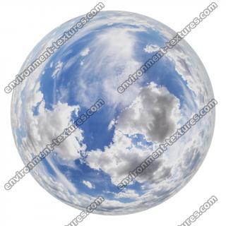 HDRi Skydome of Blue Clouded Sky 16K